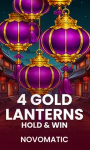 4 Gold Lanterns Hold & Win
